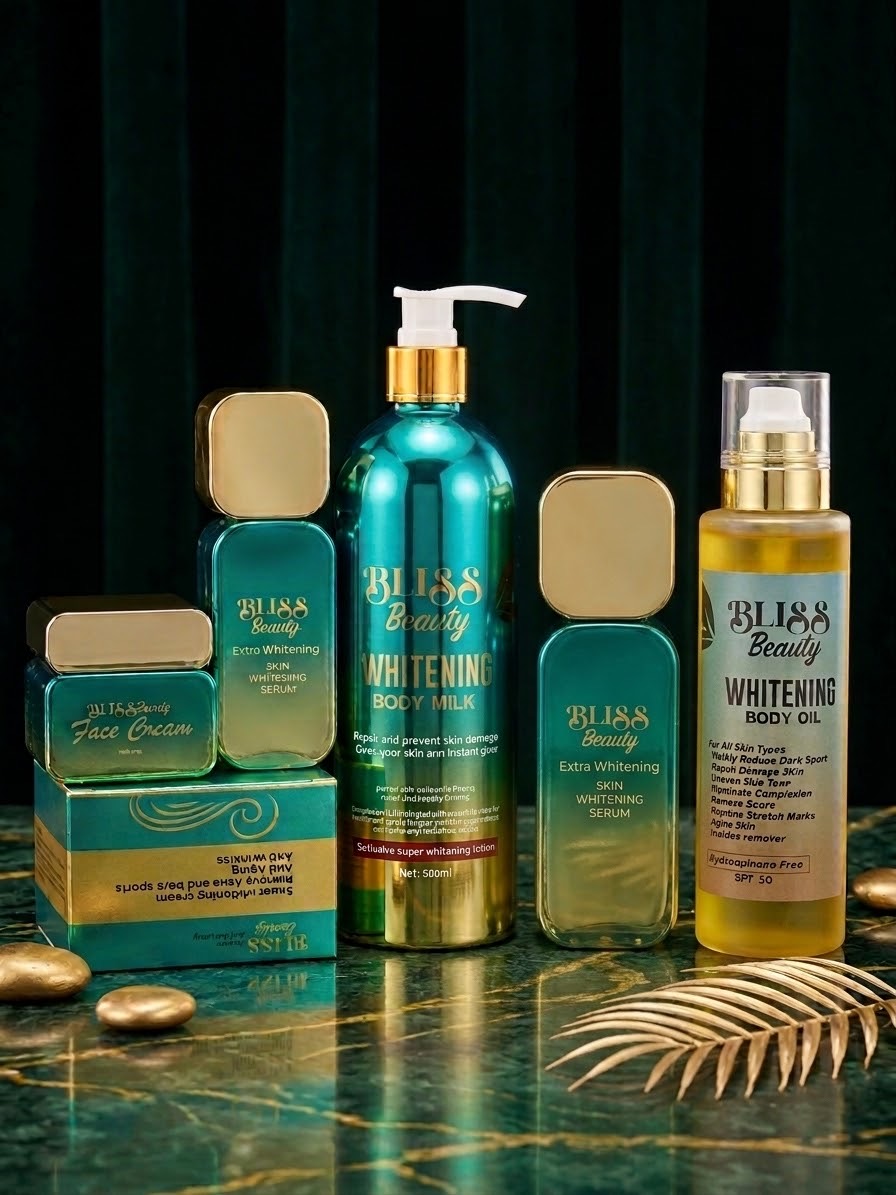 Whitening body oil