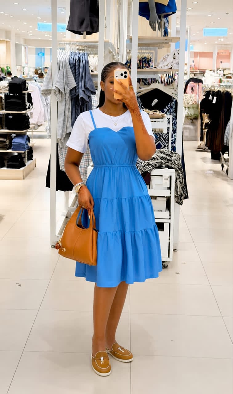 Classic blue dress