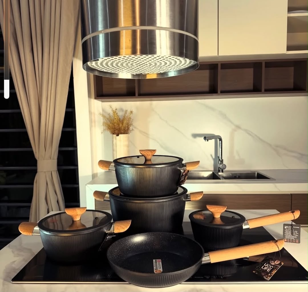 cooking black set