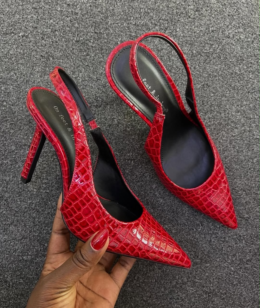 leather heels