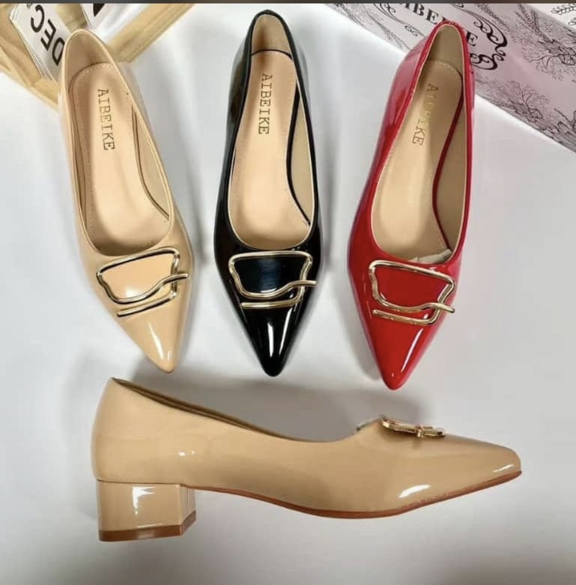 closed simple shoes