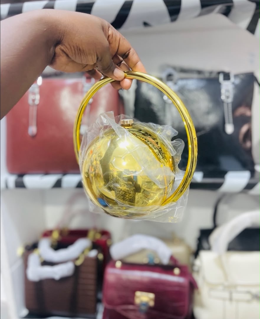 round shape handbag