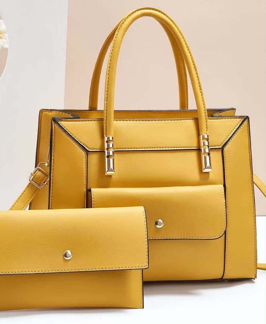 Yellow tote bag