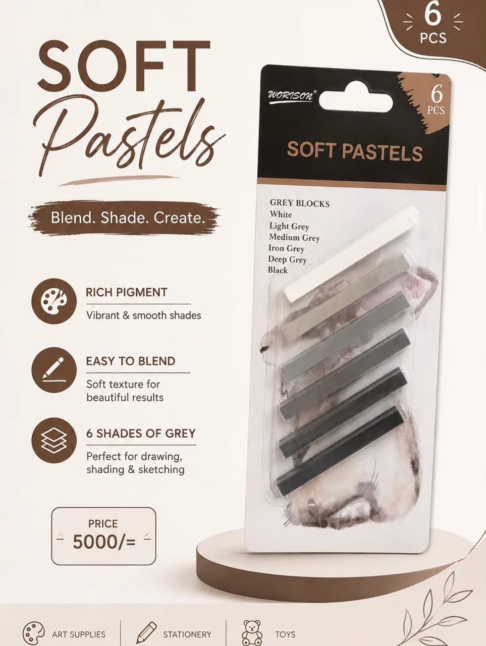 Soft pastels
