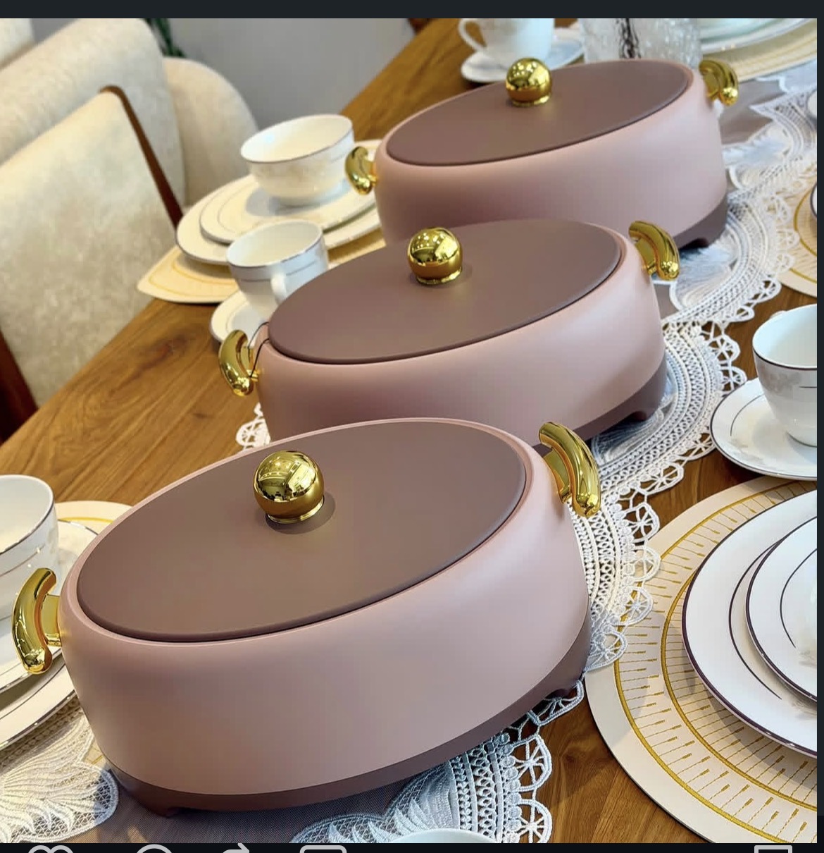 oval shaped hotpot