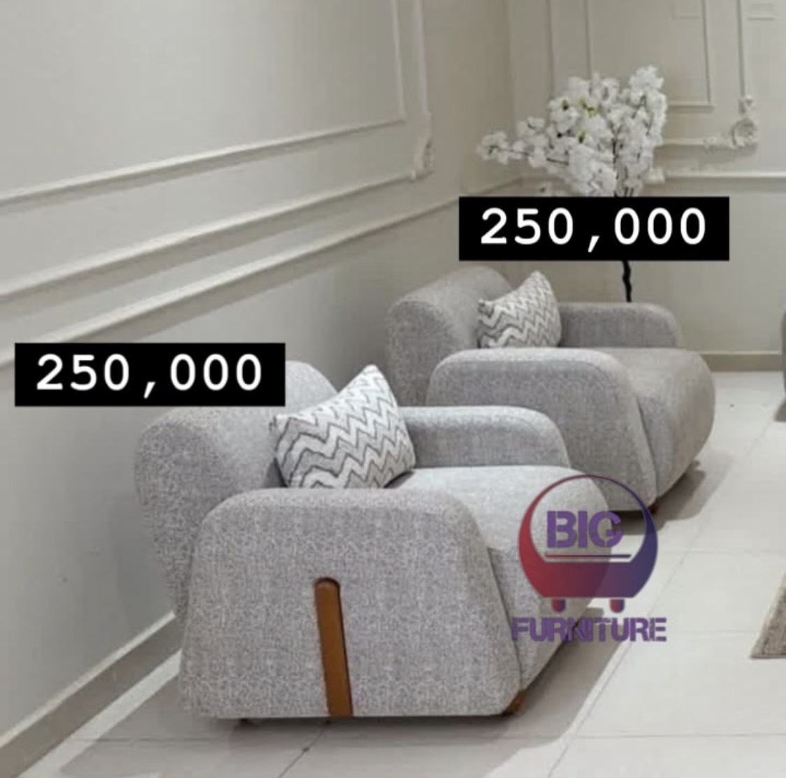 Grey sofa