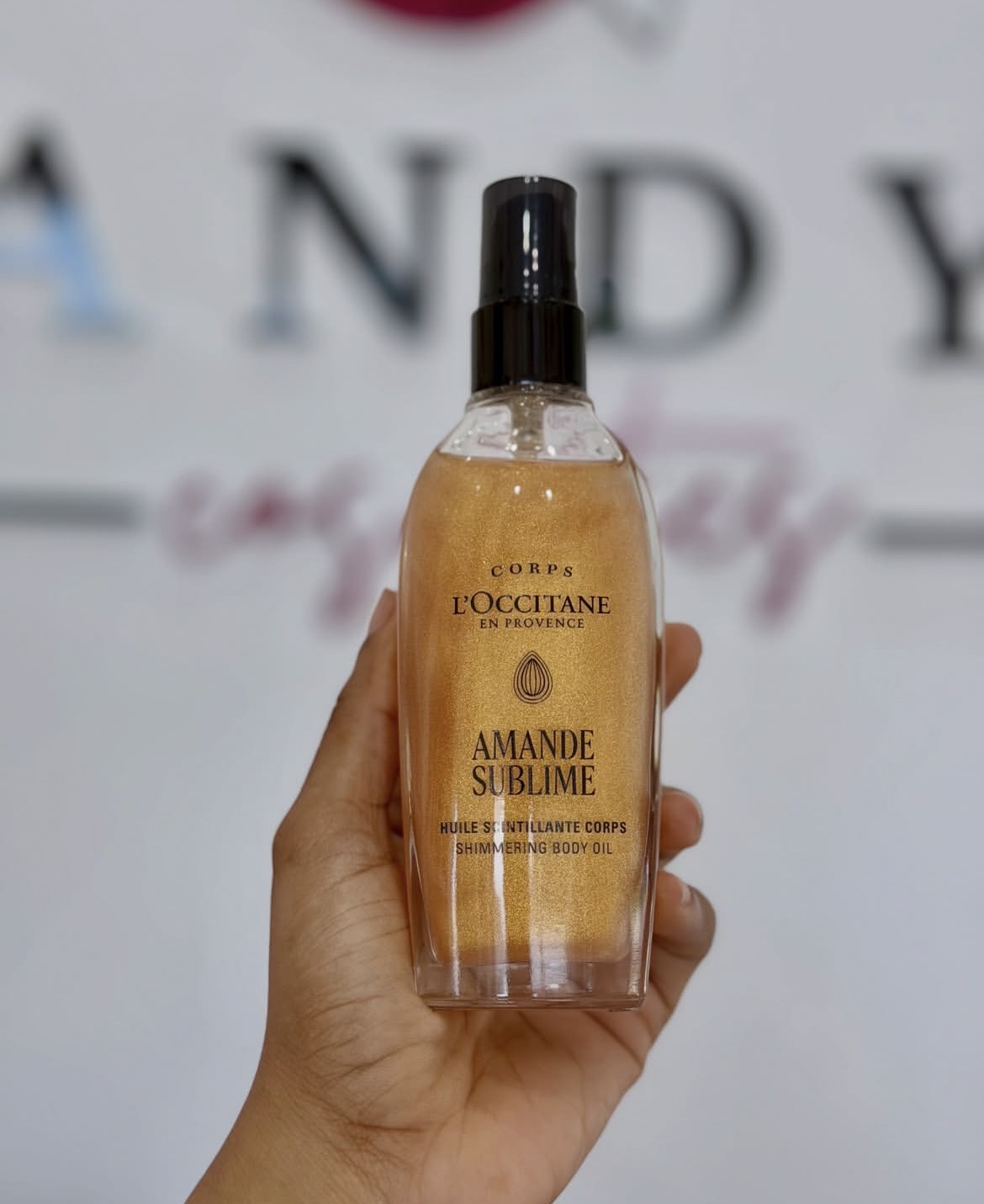 Loccitane body oil