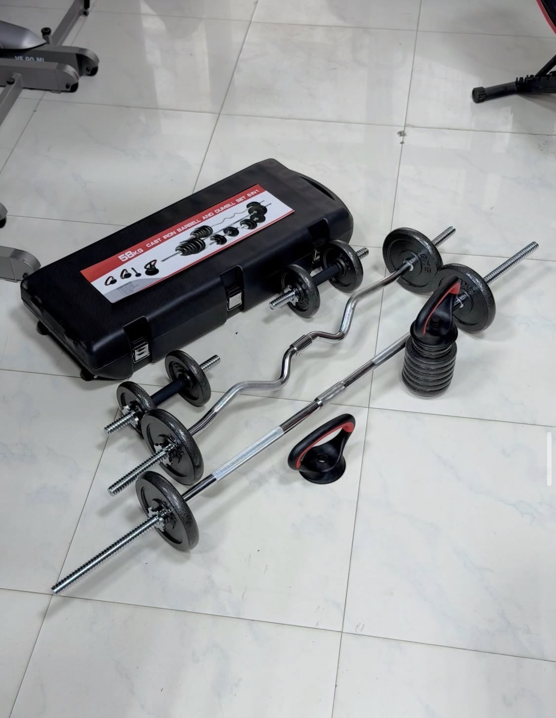 Chrome weight set
