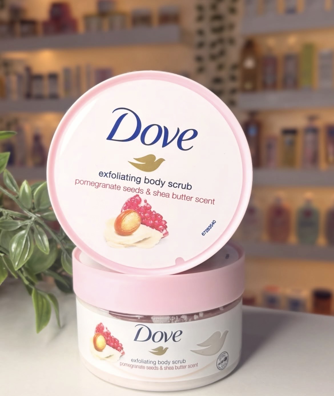 dove body scrub