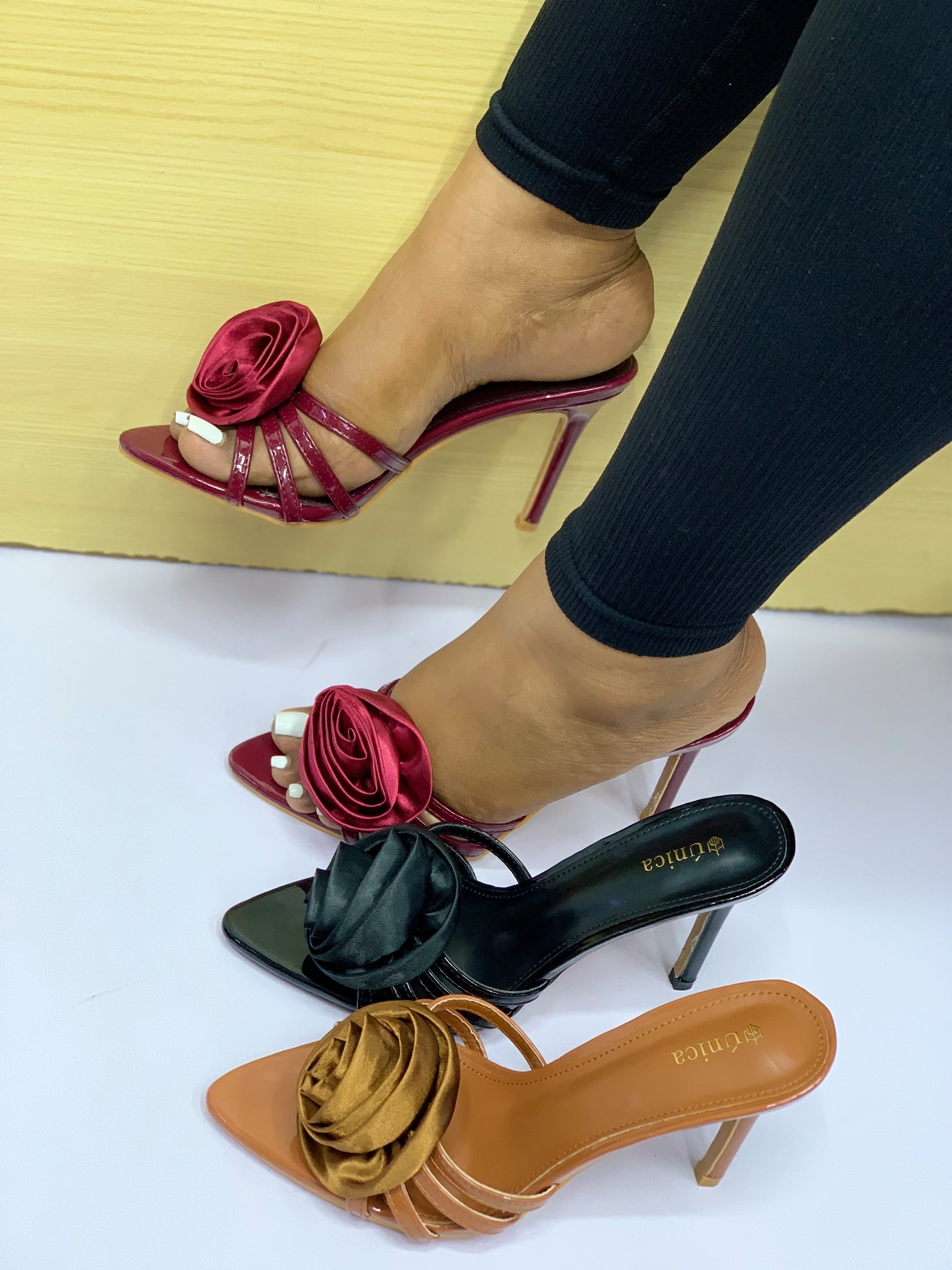slide in open heels