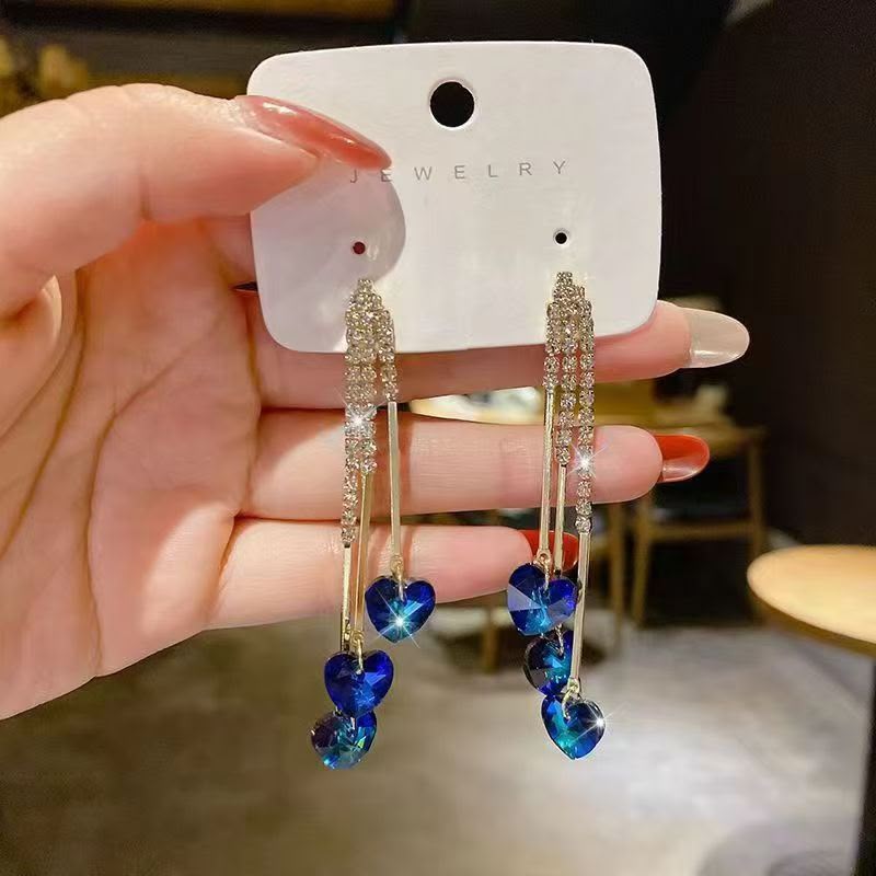 Blue earrings