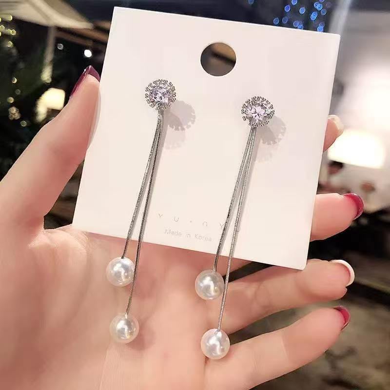 Hanging Globe Earrings