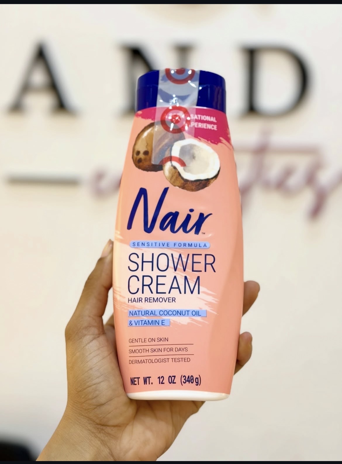 Nair shower cream