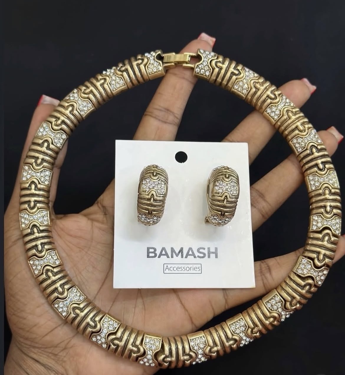 gold necklace set