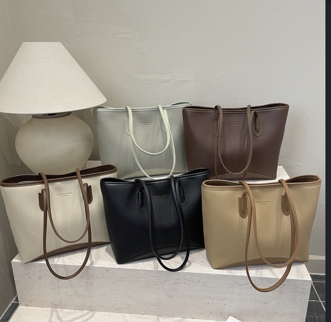Pure leather handbags