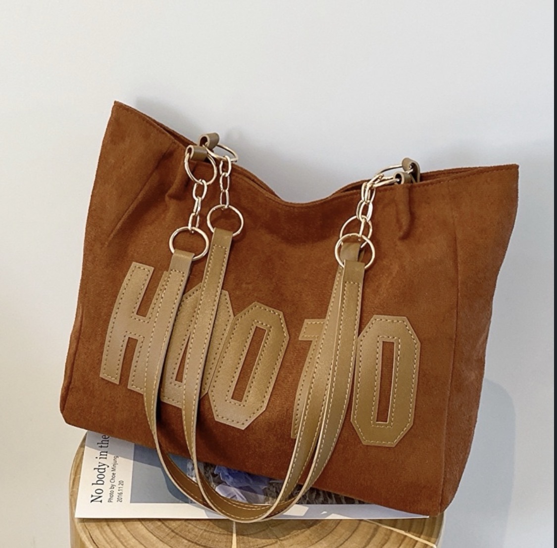Leather handbags