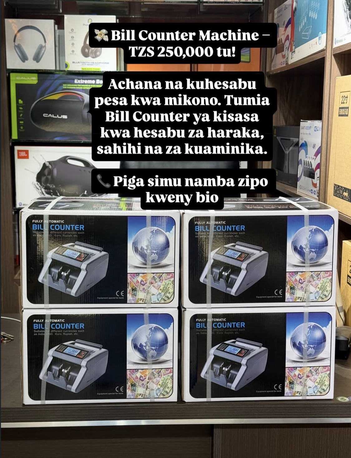 Bill counter machine