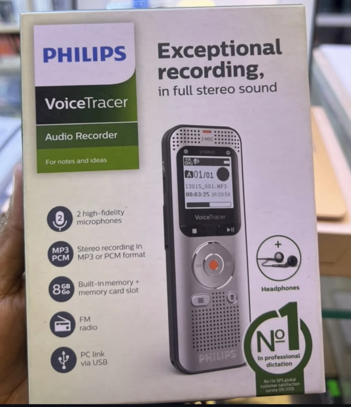 Philips audio voice tracer