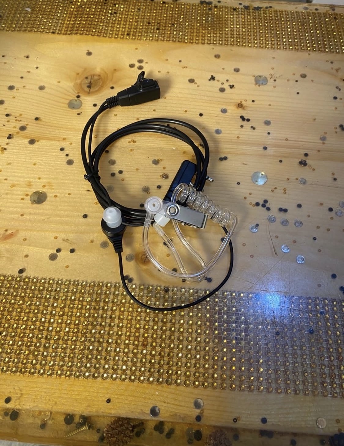Acoustic tube headset