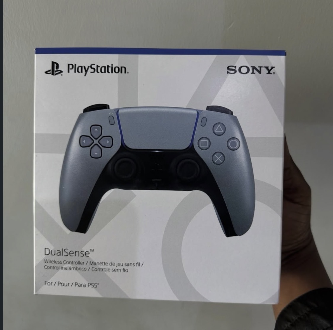 PS 5 grey camouflage controller