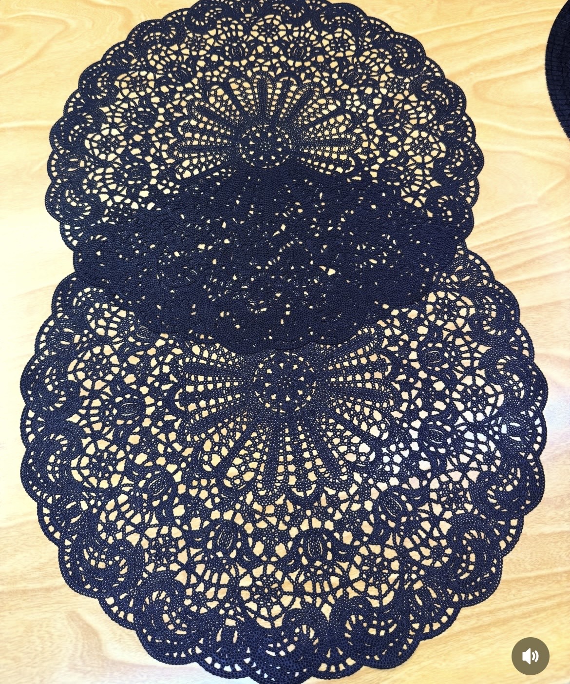 double sided table mat