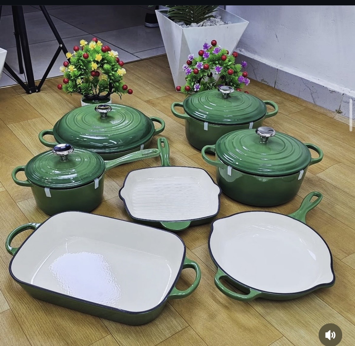 cast iron set