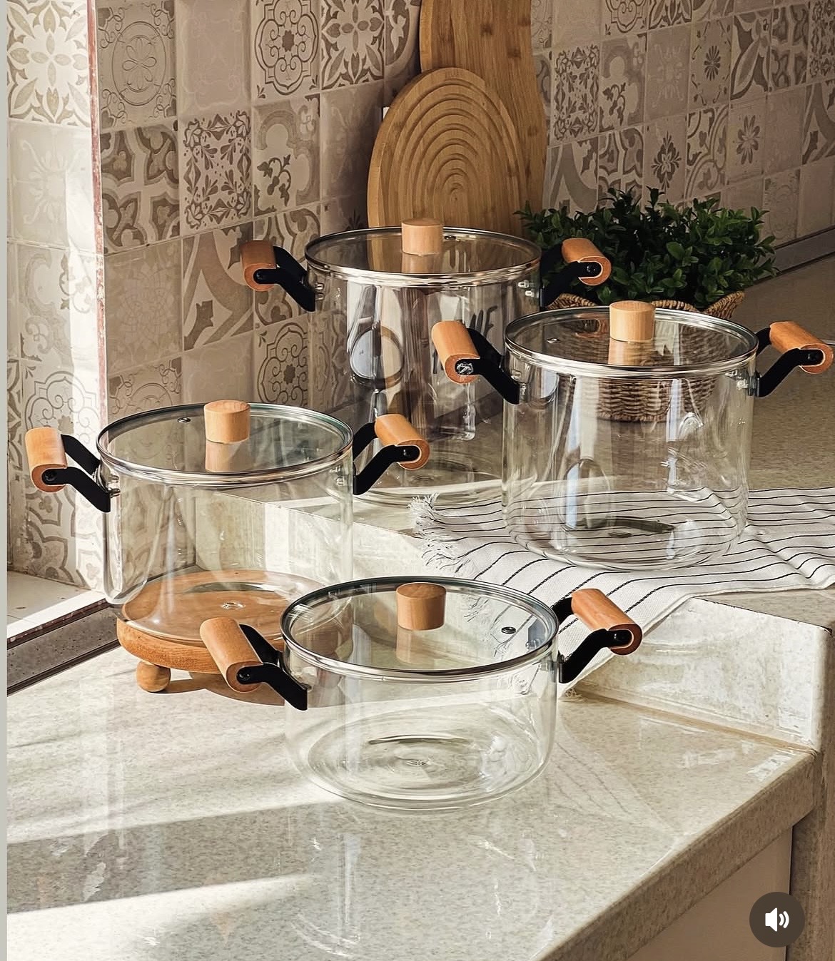 borosilicate cookies pot
