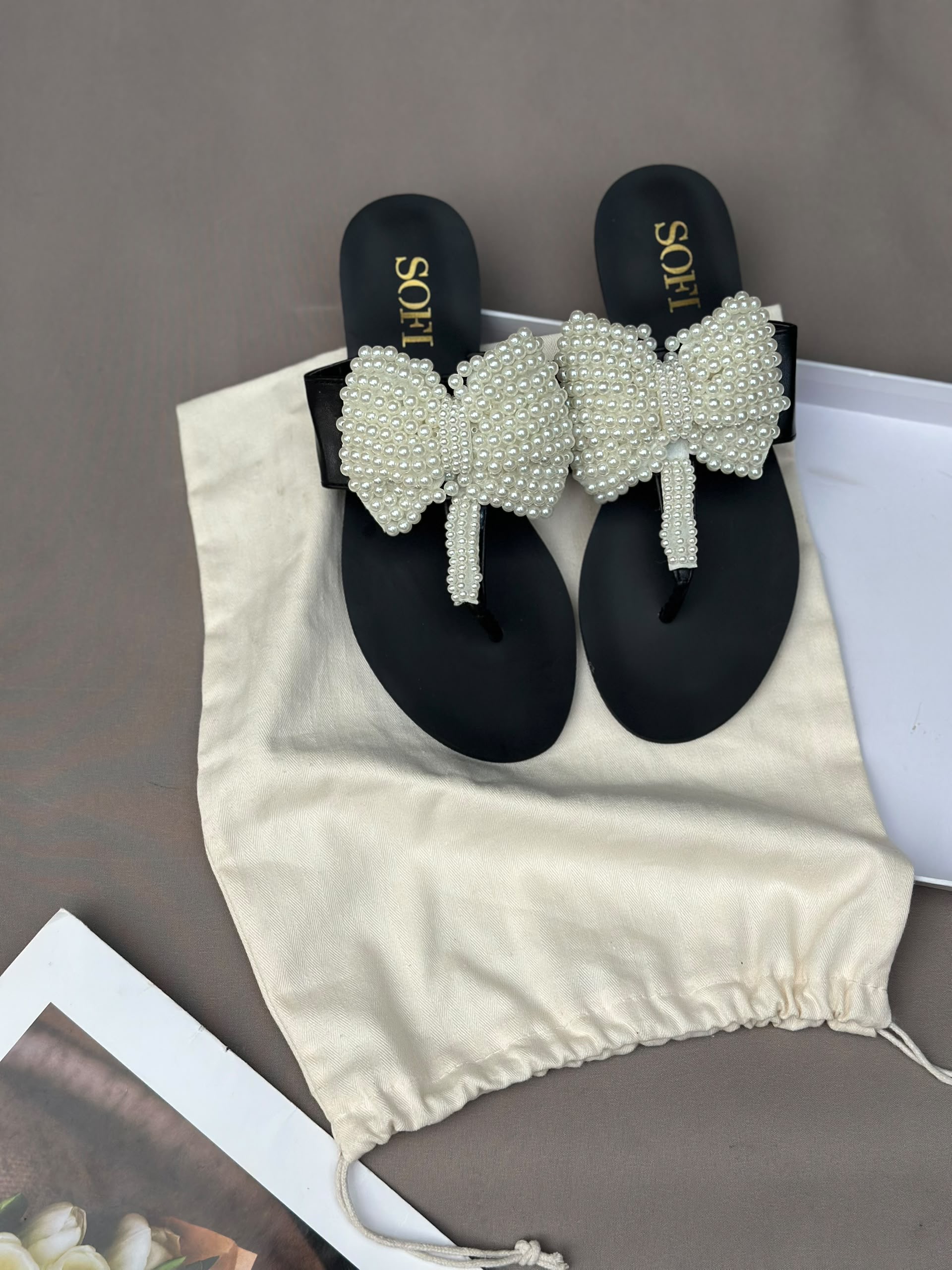 sofi sandles with beads