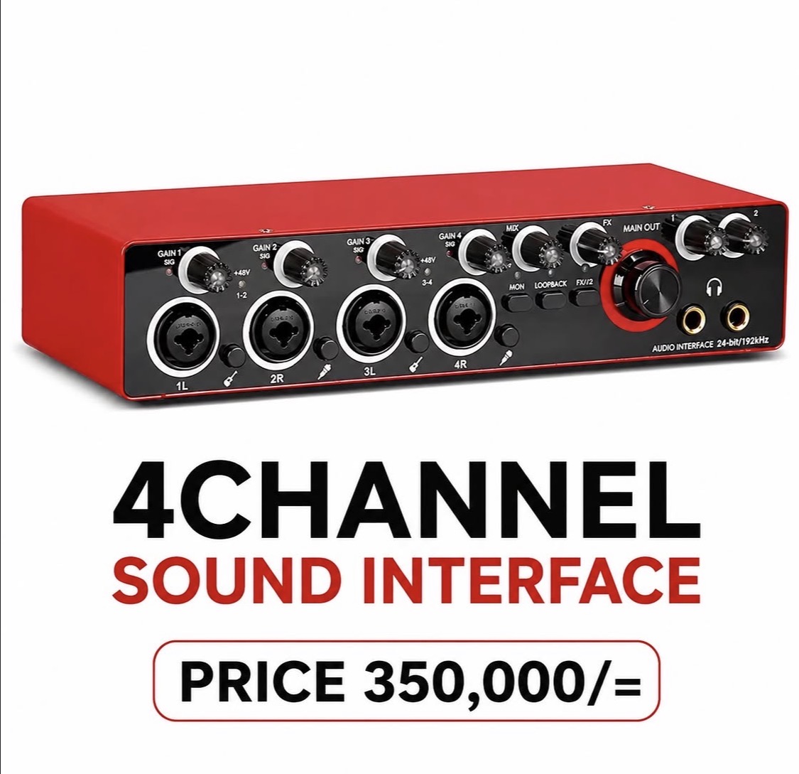 4 sound channel interface