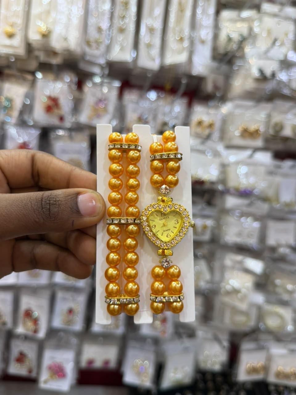 Yellow women watch