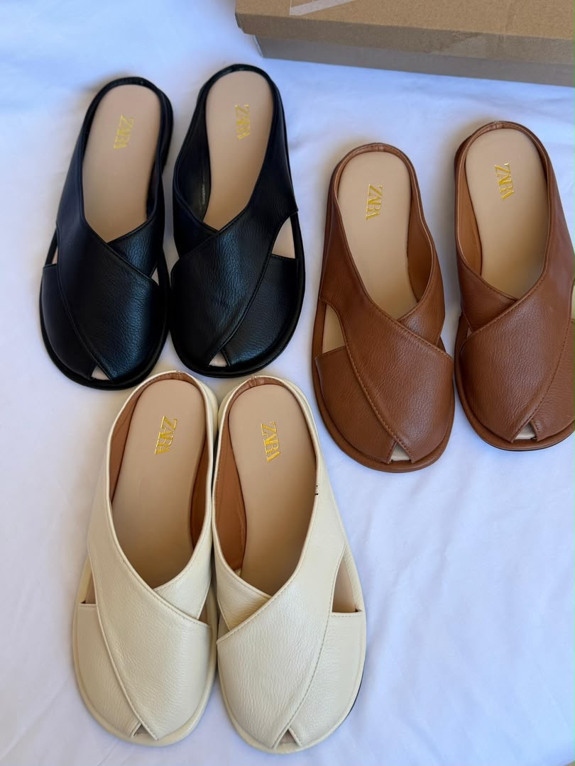 zara open back sandals