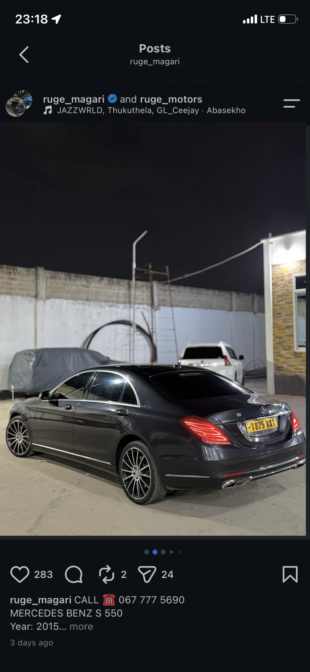 Mercedes Benz S 550