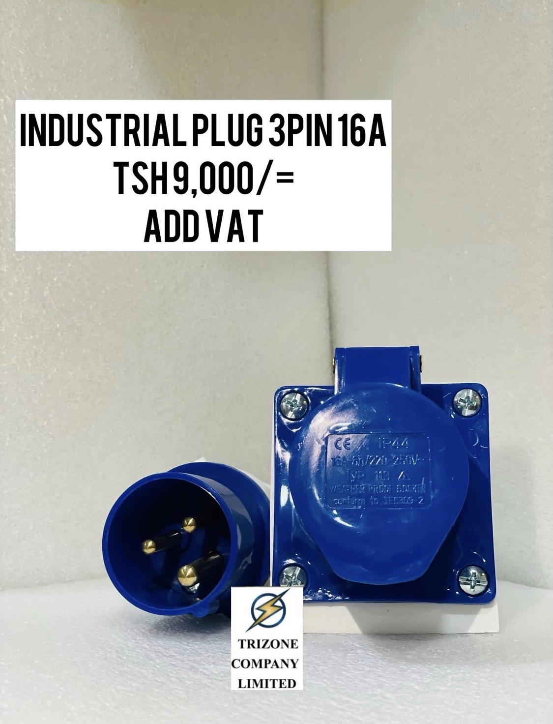 Industrial plug 3 pin