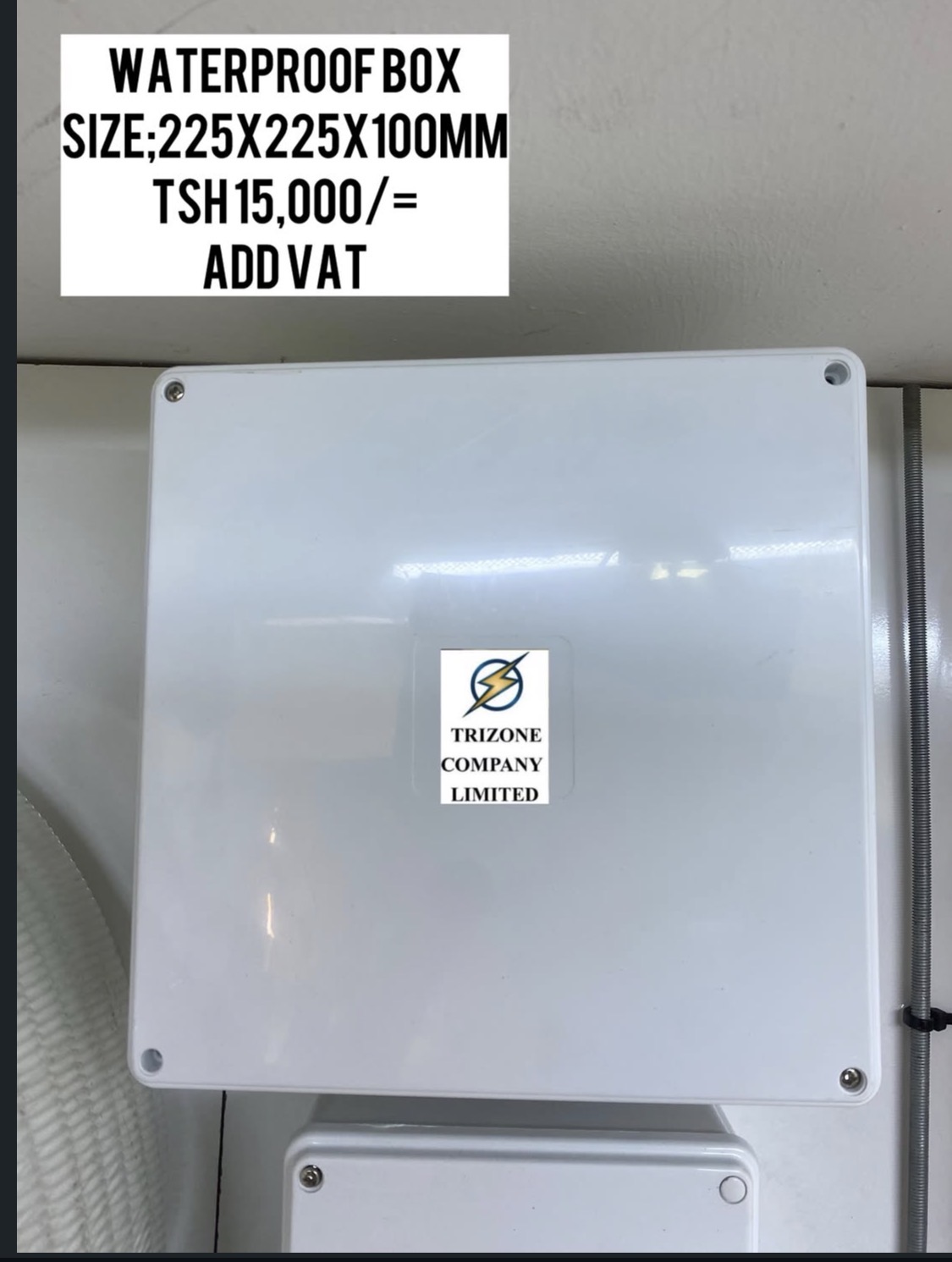 Waterproof box .