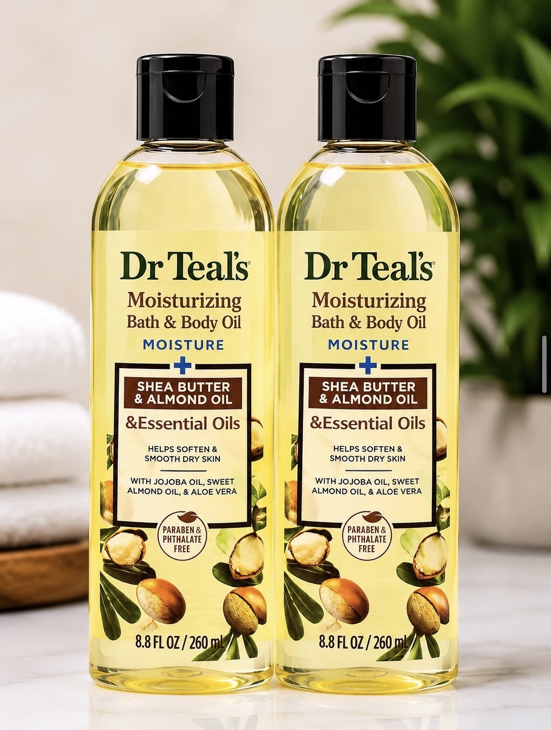 Dr Teal moisturizing body oil
