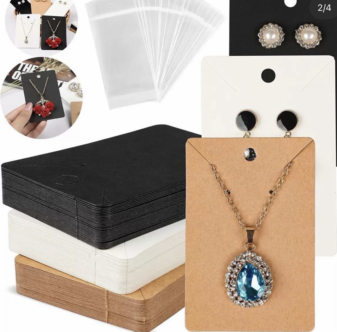jewelry display card