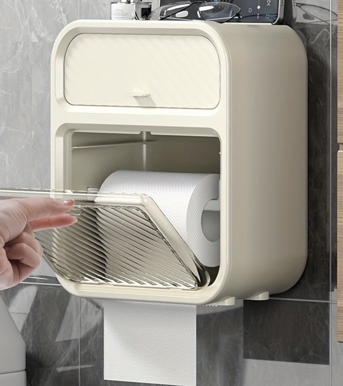 toilet tissue box