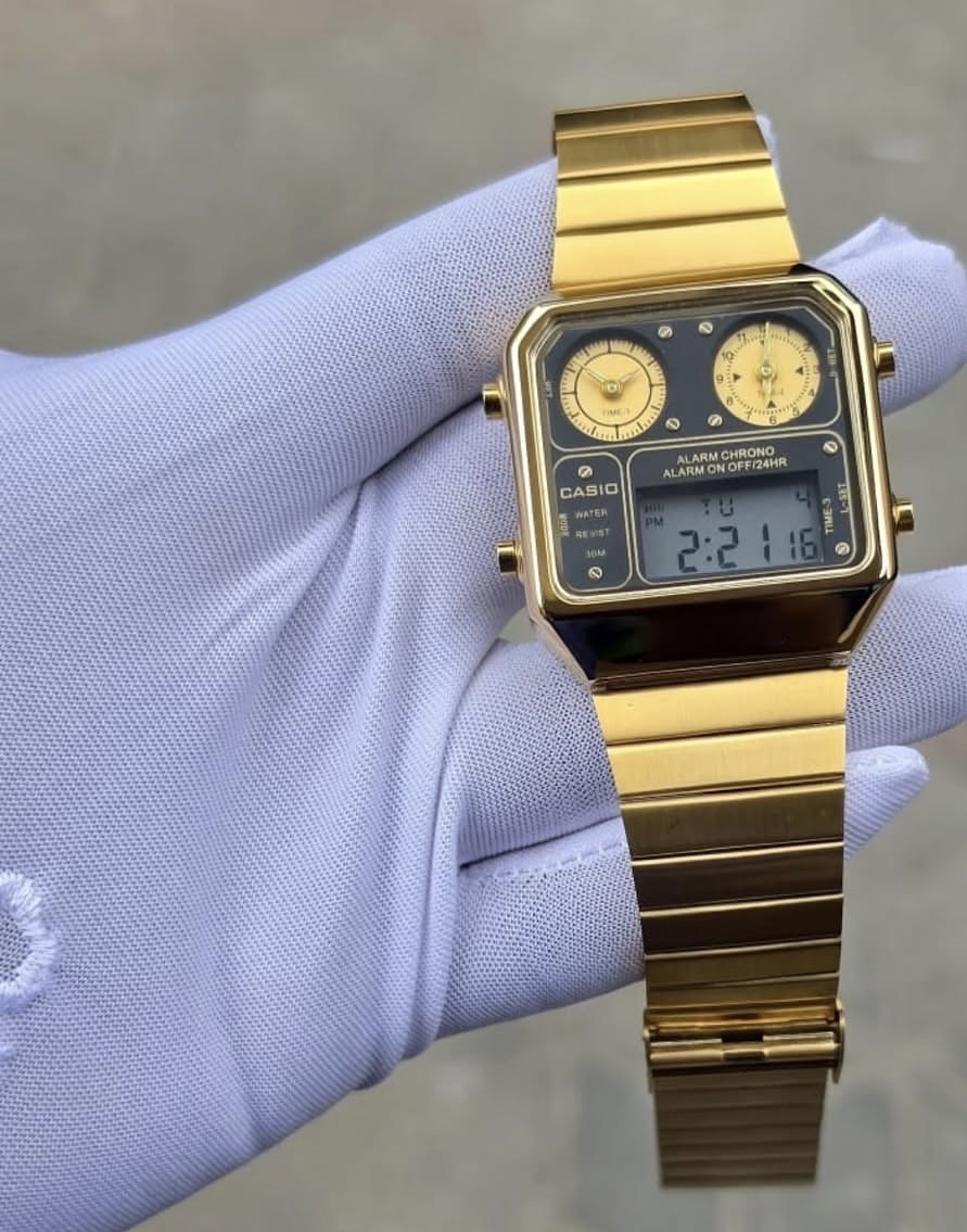 casio vintage gold