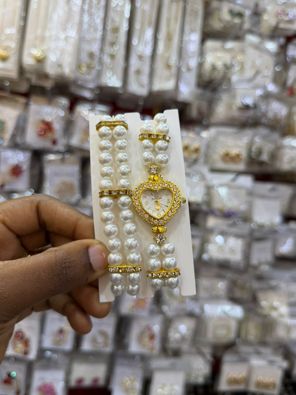 White watch & Bracelets