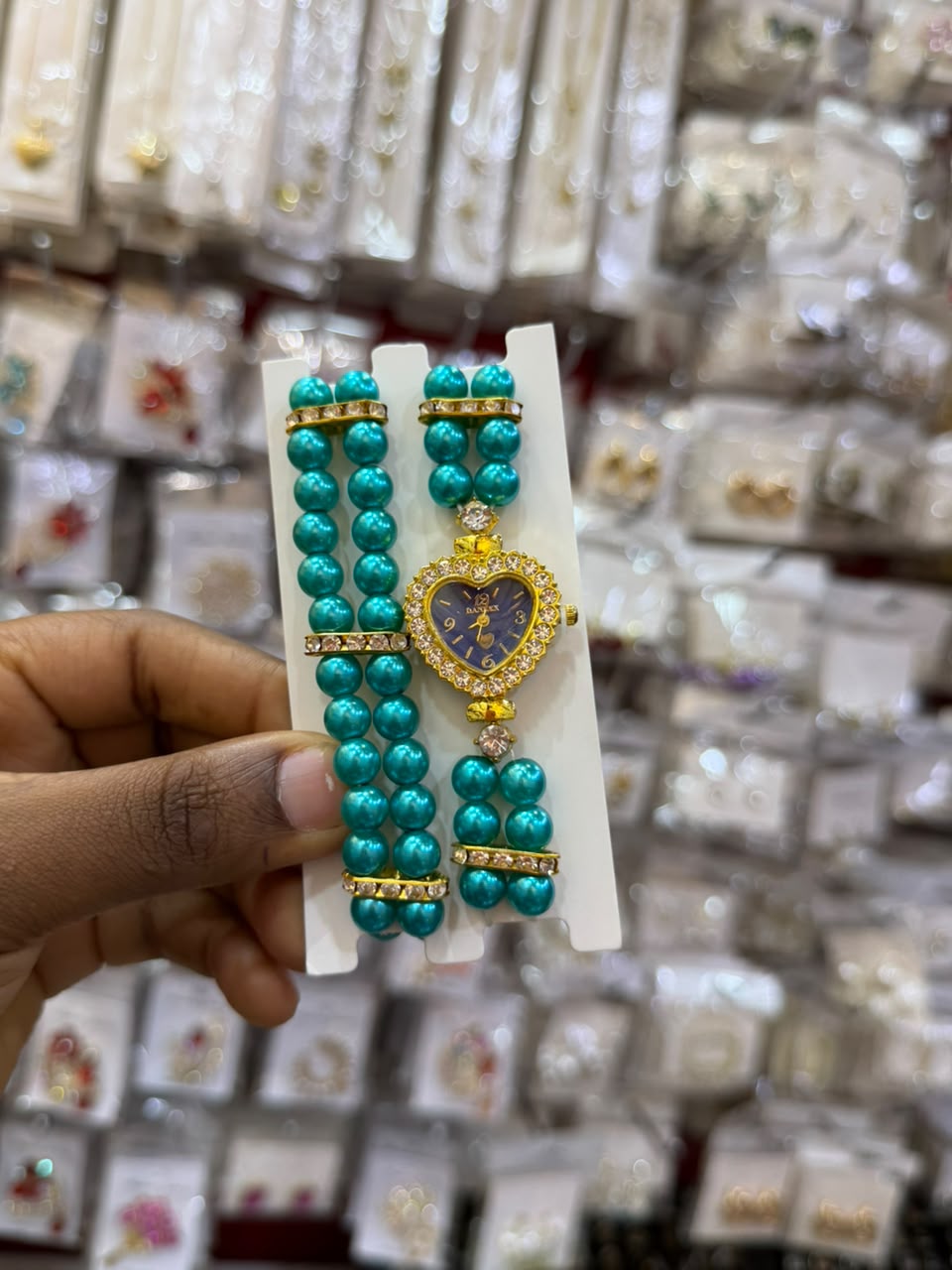 Green Watch & Bracelets