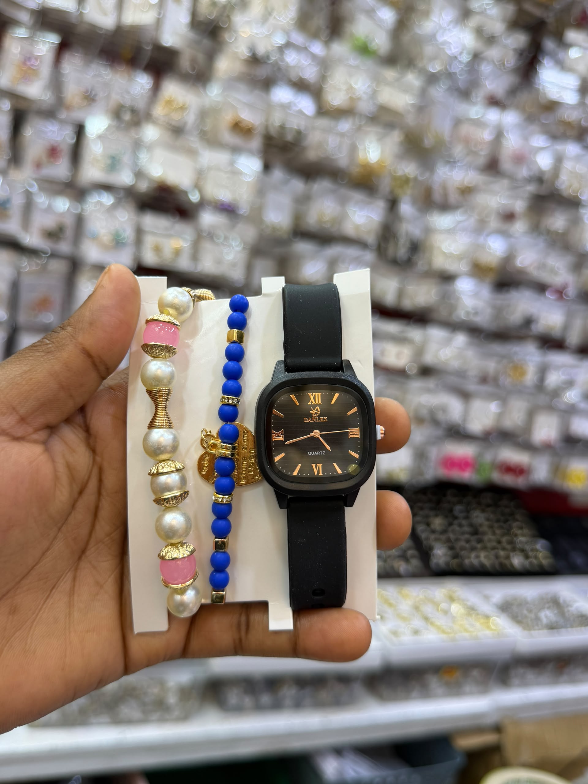 Black watch & 2 Bracelets