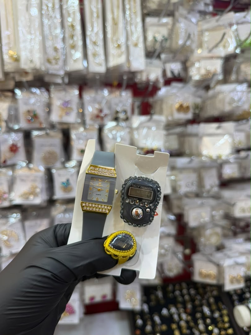 Grey Watch with Tally Counter