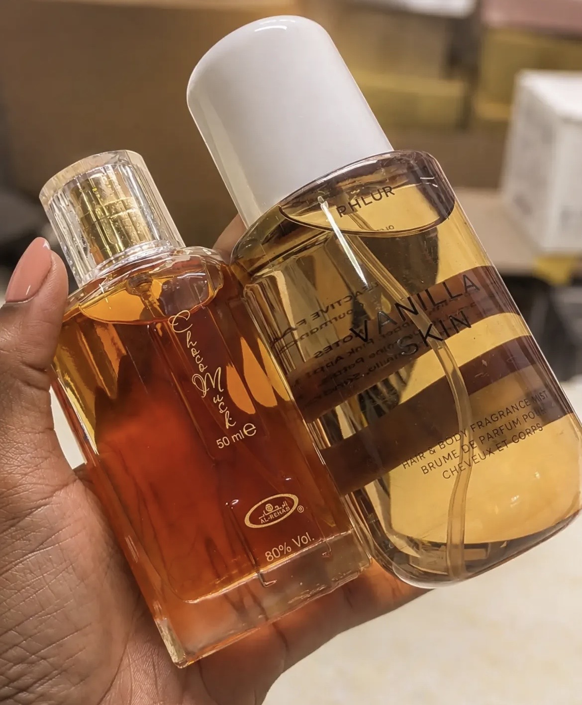 chocolate &vanilla perfume