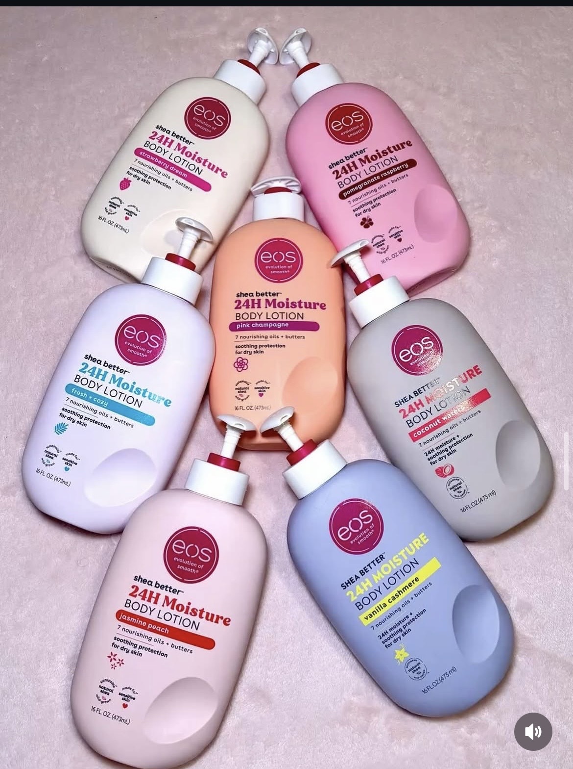 EOS body lotion