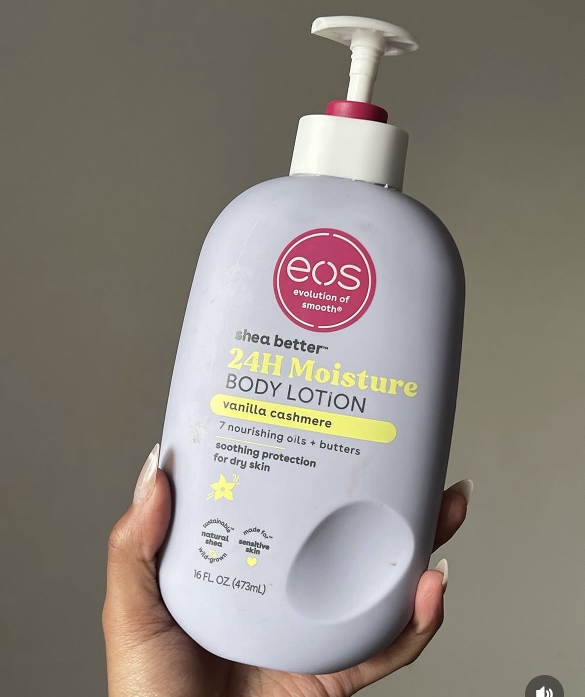 EOS body lotion