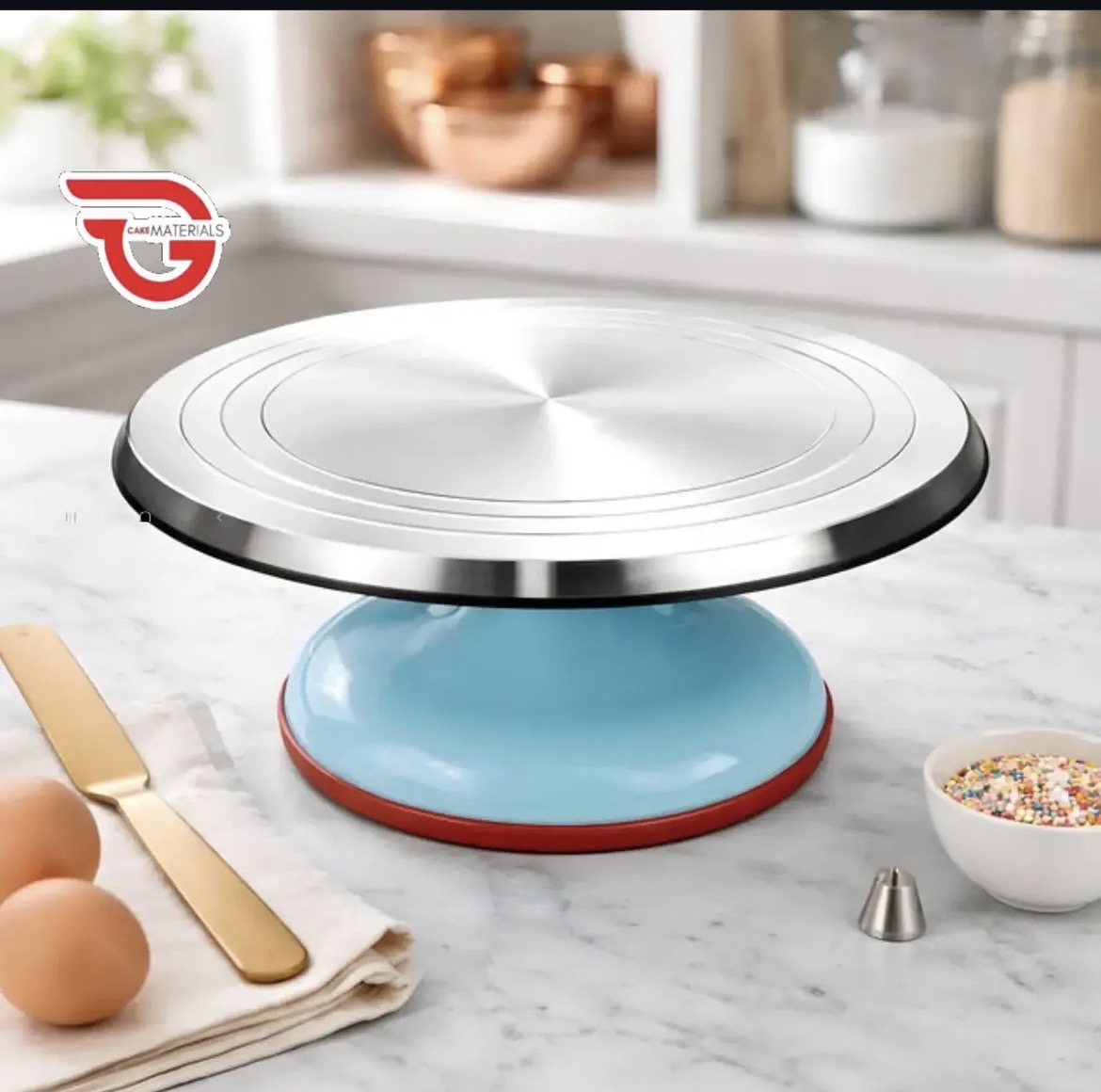 aluminum cake turn tables