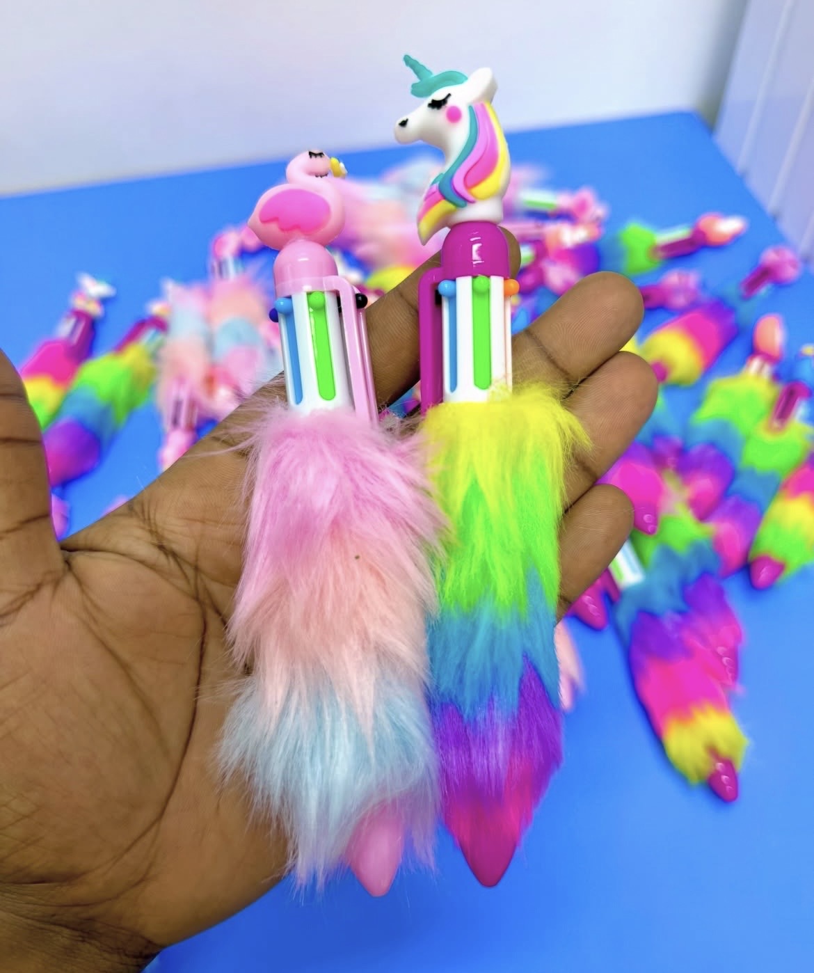 plushy 12color pen
