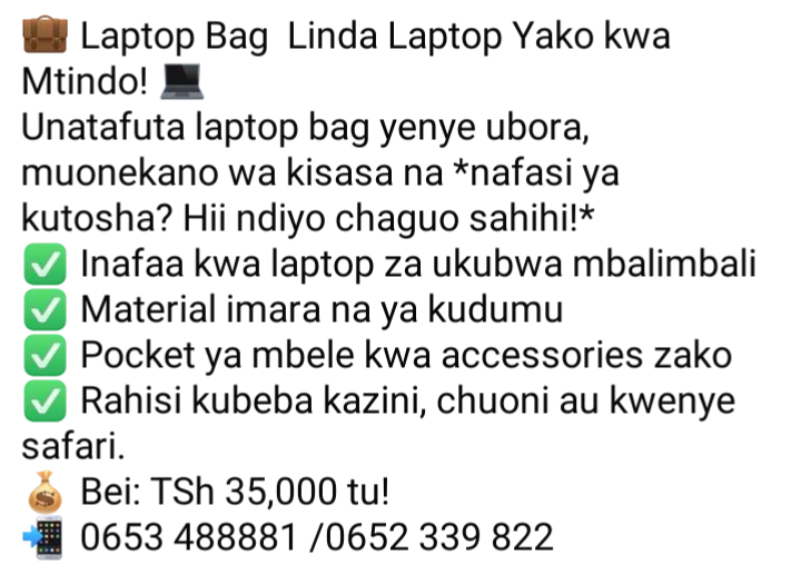 Laptop bag