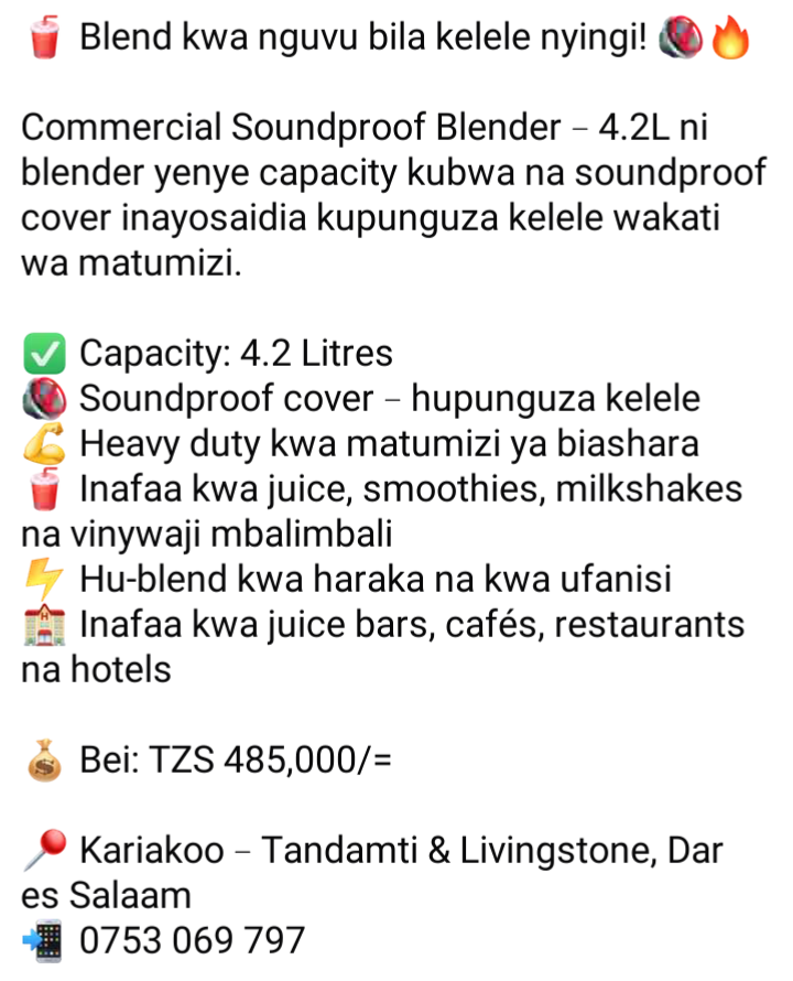 Sound proof blender