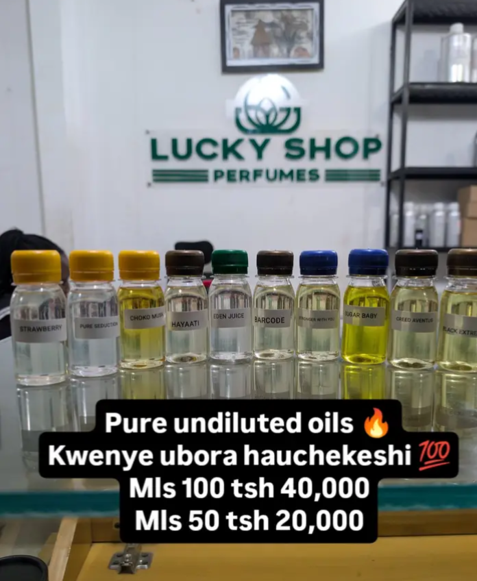 Pure undeluted oils